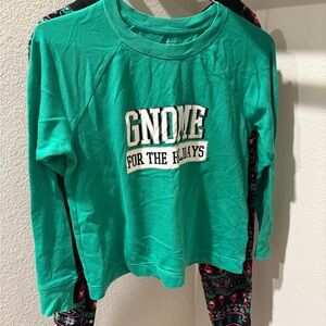 SO Teal Women’s Gnome for the Holidays Pajamas
